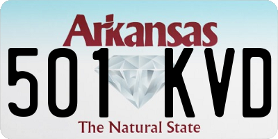 AR license plate 501KVD