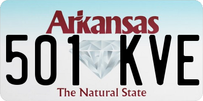 AR license plate 501KVE