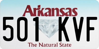 AR license plate 501KVF