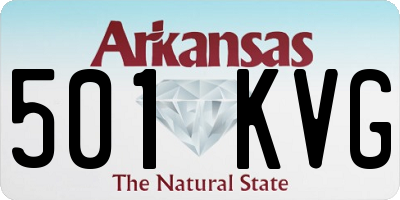 AR license plate 501KVG
