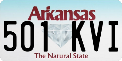 AR license plate 501KVI