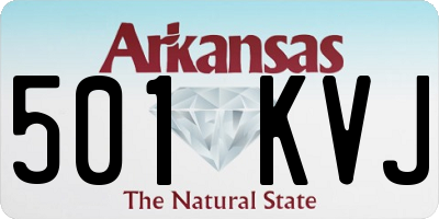 AR license plate 501KVJ