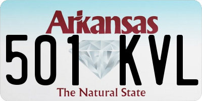 AR license plate 501KVL