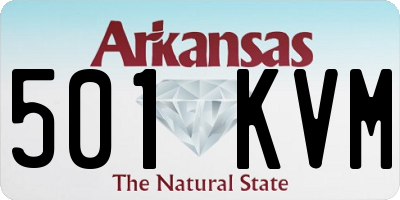 AR license plate 501KVM