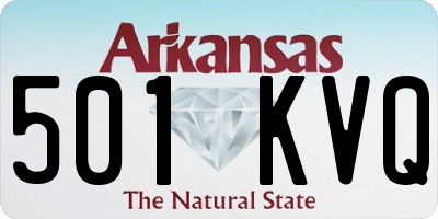 AR license plate 501KVQ