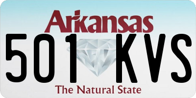 AR license plate 501KVS