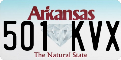 AR license plate 501KVX