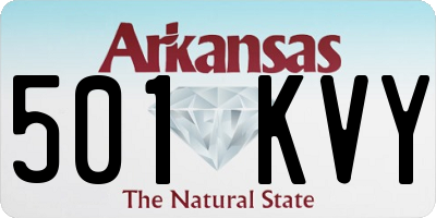 AR license plate 501KVY