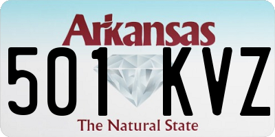 AR license plate 501KVZ