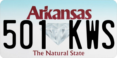 AR license plate 501KWS
