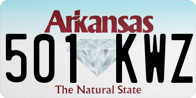 AR license plate 501KWZ