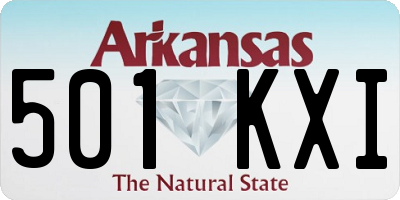 AR license plate 501KXI