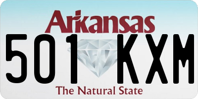 AR license plate 501KXM