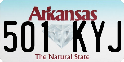 AR license plate 501KYJ
