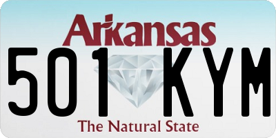 AR license plate 501KYM