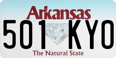 AR license plate 501KYO