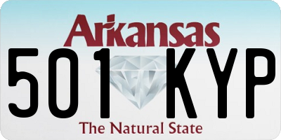AR license plate 501KYP
