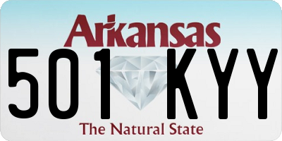 AR license plate 501KYY