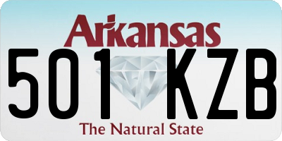 AR license plate 501KZB