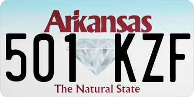 AR license plate 501KZF