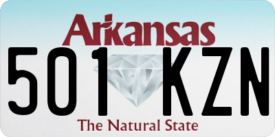 AR license plate 501KZN
