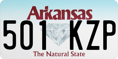 AR license plate 501KZP