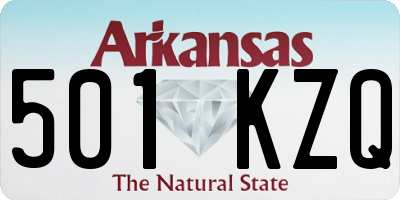 AR license plate 501KZQ