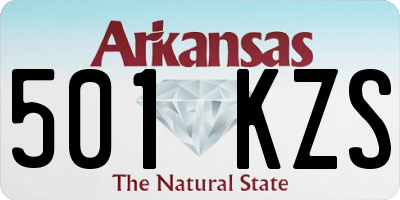 AR license plate 501KZS