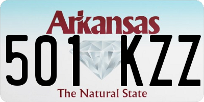 AR license plate 501KZZ