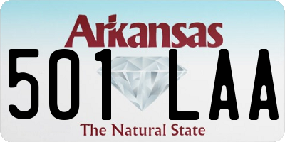 AR license plate 501LAA