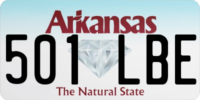 AR license plate 501LBE