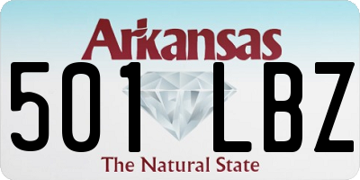 AR license plate 501LBZ