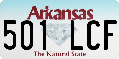 AR license plate 501LCF