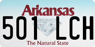 AR license plate 501LCH