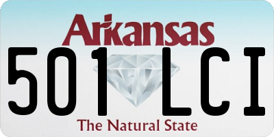 AR license plate 501LCI