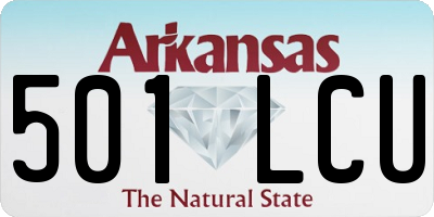 AR license plate 501LCU