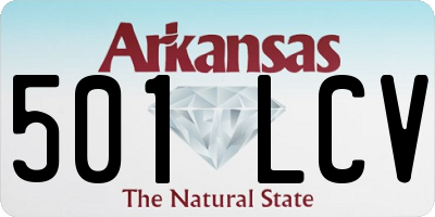 AR license plate 501LCV