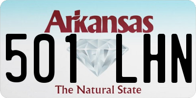 AR license plate 501LHN