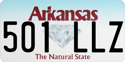AR license plate 501LLZ
