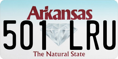 AR license plate 501LRU