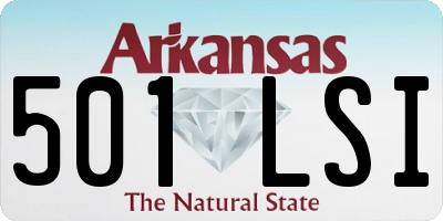 AR license plate 501LSI