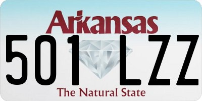 AR license plate 501LZZ