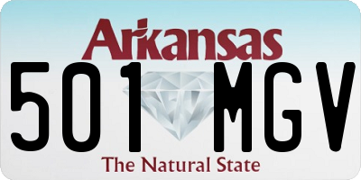 AR license plate 501MGV