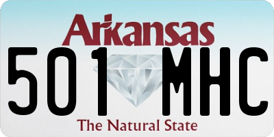 AR license plate 501MHC