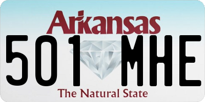 AR license plate 501MHE