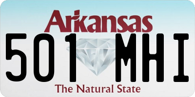 AR license plate 501MHI