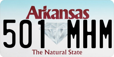 AR license plate 501MHM