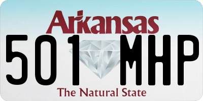 AR license plate 501MHP