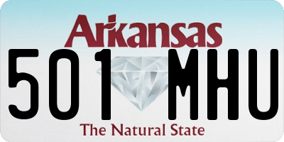 AR license plate 501MHU