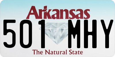 AR license plate 501MHY